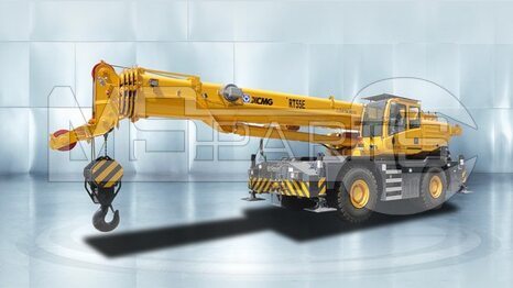 Фото: Короткобазный кран XCMG RT55E
