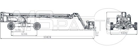 Фото: Подъемник XCMG XGS45K