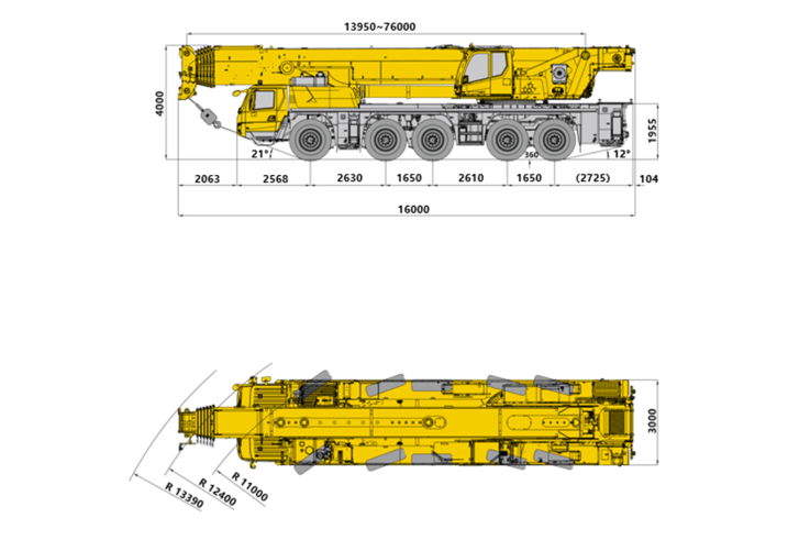 Габаритные размеры XCA200G7-1S